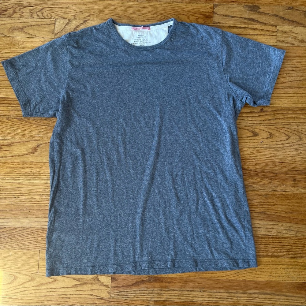 Apolis Men's Heathered Gray Short Sleeve T-Shirt